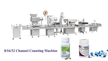Capsule Counting Filling And Bottle Sealing Machine
