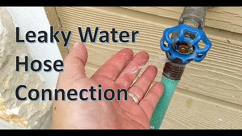 How to Fix A Leaky Hose Connection