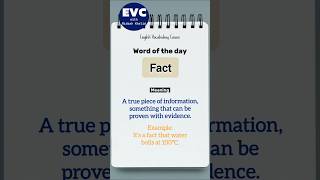 Fact Meaning In English English Vocabulary Course english vocabulary learnvocab buildvocab