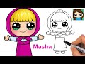 How to Draw Masha | Masha and the Bear