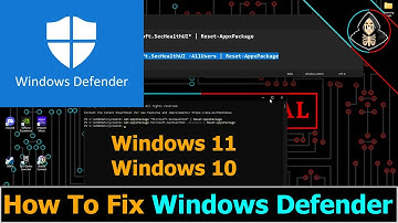 How to Fix Windows Defender not Opening Win 11 & 10
