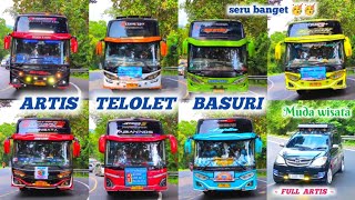 Kumpulan klakson bus telolet basuri terbaru viral di jalur pangandaran 