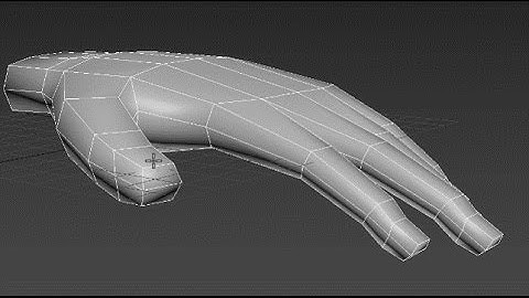 Autodesk 3ds Max 2017 Low Poly Hand modeling Tutorial:Game Animation 1 - Class lecture recap