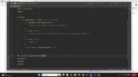 JavaScript Recursive Factorial Function