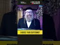 Choose your suffering? Laws of Tzedakah & Maaser #Torah #shorts