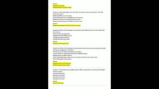 AWS Module 4 Knowledge Check Exam Questions video