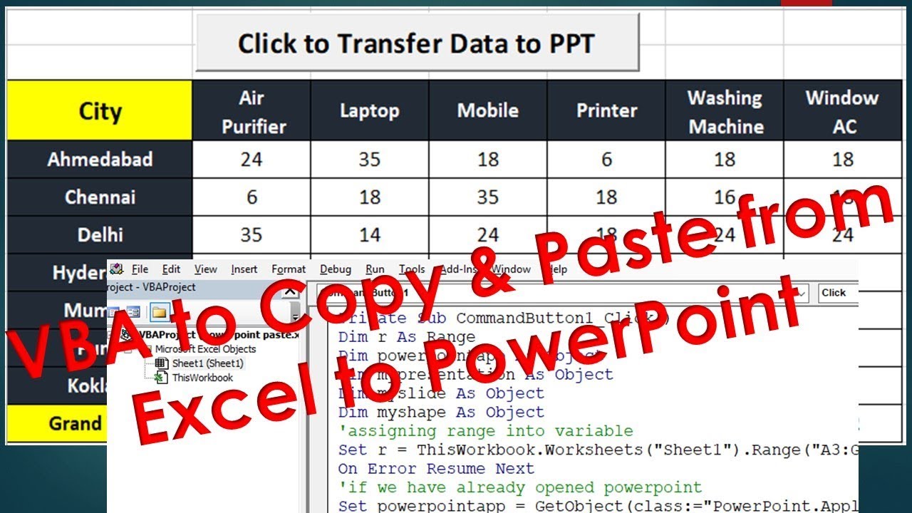 excel vba save powerpoint presentation