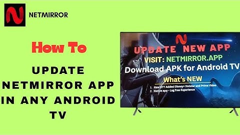 How to update netmirror app in Android LED TV #series #foryou#viralvideo#movie #information 