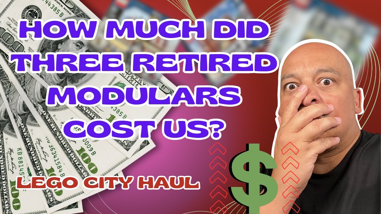 How Much Did Retired Lego Cost Us? lego haul YouTube