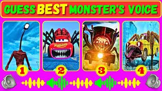 Guess Monster Voice Light Head, McQueen Eater, Choo Choo Charles, Car Eater Coffin Dance