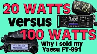 20 Watts Versus 100 Watts - How much HF Ham Radio Power Do You Need?
