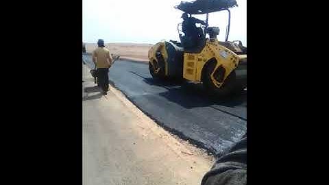 Asphalt paving process and procedure - Civil Engineering.