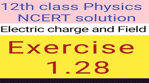 12th physics NCERT Exercise 1.28