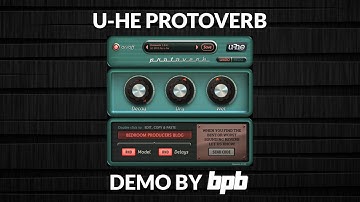 U-He Protoverb DEMO (FREE Reverb VST/AU/AAX Plugin)