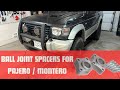 Tema4x4 25mm Front Upper Ball Joint Spacers For Mitsubishi Pajero / Montero 2nd Gen