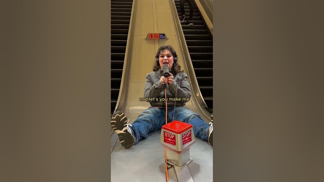 me singing live has started to get sticky (I got kicked out of the London Underground..)