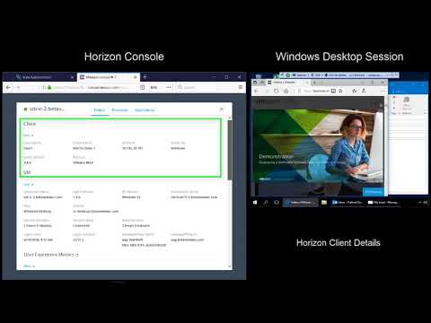 VMware Horizon 7 v7.5: Help Desk Tool - Feature Walk-through