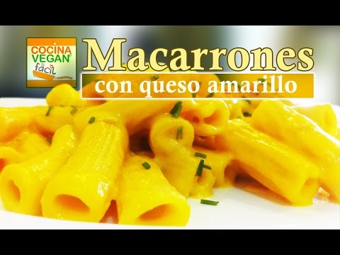 Macarrones con queso - Cocina Vegan Fácil