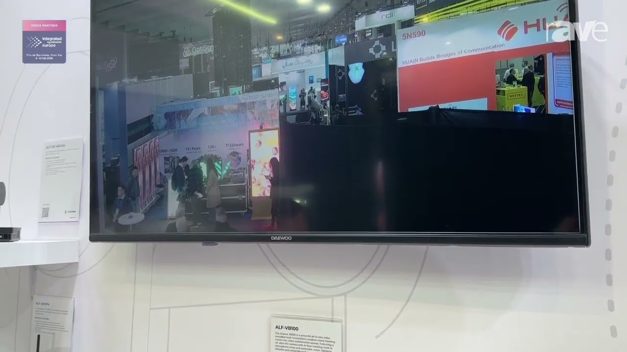 ISE 2026: Josawa Showcases VB100 All-in-One Video Sound Bar
