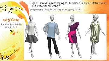 Tight Normal Cone Merging for Efficient Collision Detection of Thin Deformable Objects | EG