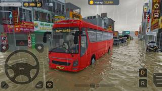 Coach Bus Simulator Vietnam - A Stormy Passenger Journey Across Highways and Flooded City Roads screenshot 3
