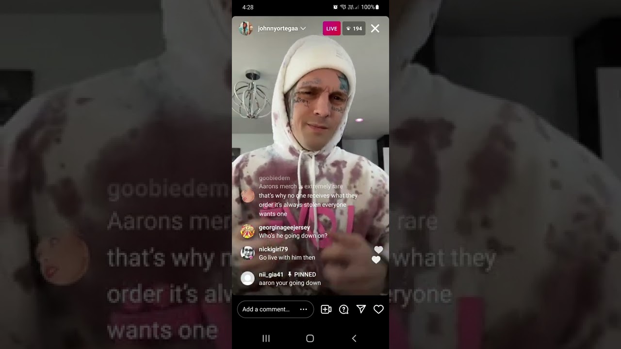 Aaron Carter being an awful person for 30mins