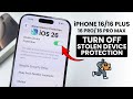 [iOS 26] How to Turn Off Stolen Device Protection on iPhone 16 / 16 Pro Max