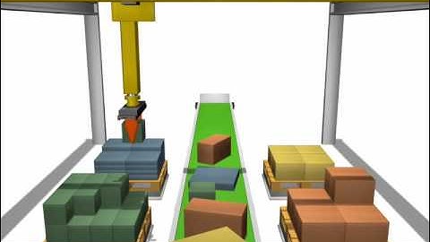 Palletizing Product Using A Gantry Robot - Robotics Technician Program