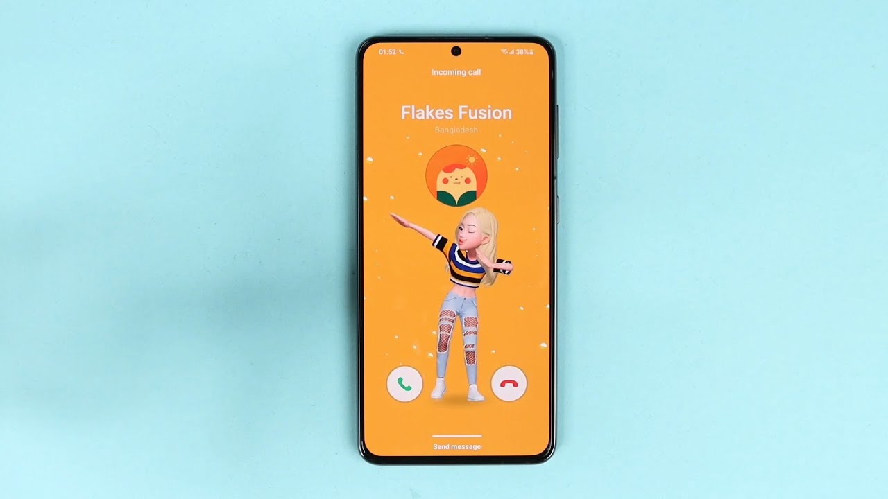Samsung Galaxy S21 Incoming Call - Fun Animation