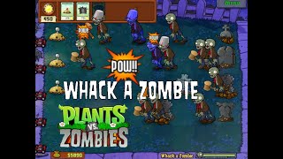 Easy but very fast mini game Whack a Zombie completed without loosing lawn movers screenshot 5