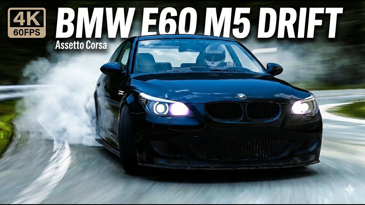 BMW E60 M5 Drift Session on Tsuchisaka