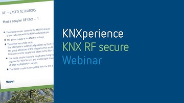 KNXperience KNX RF secure insights at a glance 2020 EN