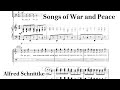 Alfred Schnittke - Songs of War and Peace [w/piano reduction]
