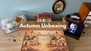 Cozy Stationery Haul & Journal With Me 🍂 | Journalsay Unboxing⁠