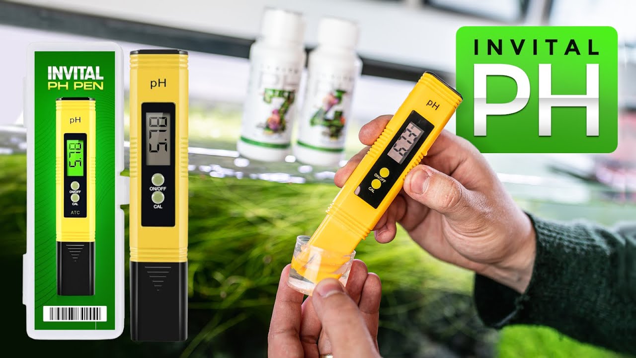 INVITAL pH Pen - electronic aquarium pH water tester