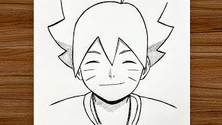 How to Draw Boruto Uzumaki – Easy Step by Step Tutorial screenshot 1