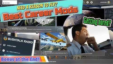Msfs2020*Top Career Mods* Explore new Horizons, Seek out new Landmarks , Build your empire Have fun!