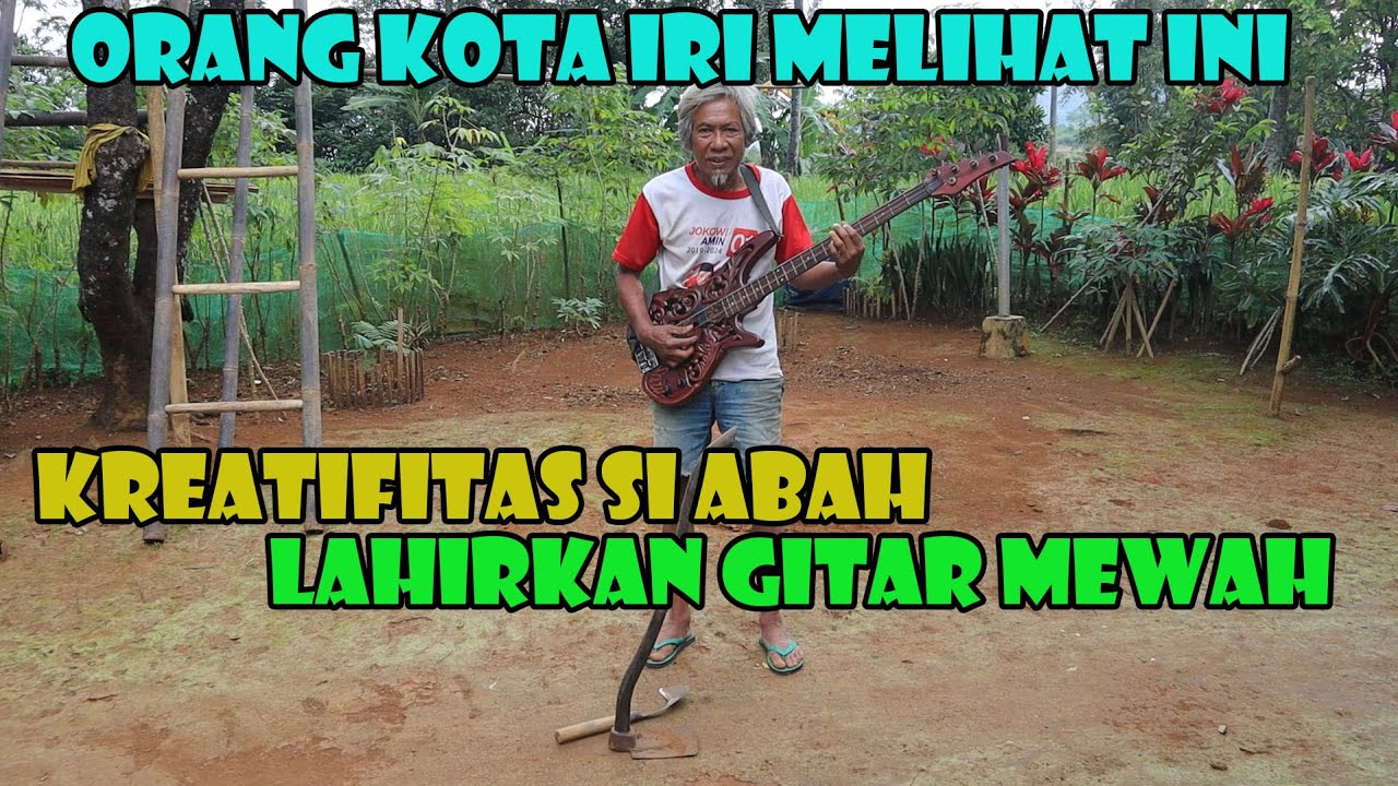 BIKIN MELONGO...Gitar Mewah Lahir Dari Rumah Sederhana Di Pinggir Sawah..SUNGGUH MENAKJUBKAN.