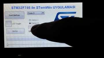 STM32F7 ile STemWin uygulaması