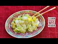 Chou chinois saut recette facile rapide et dittique