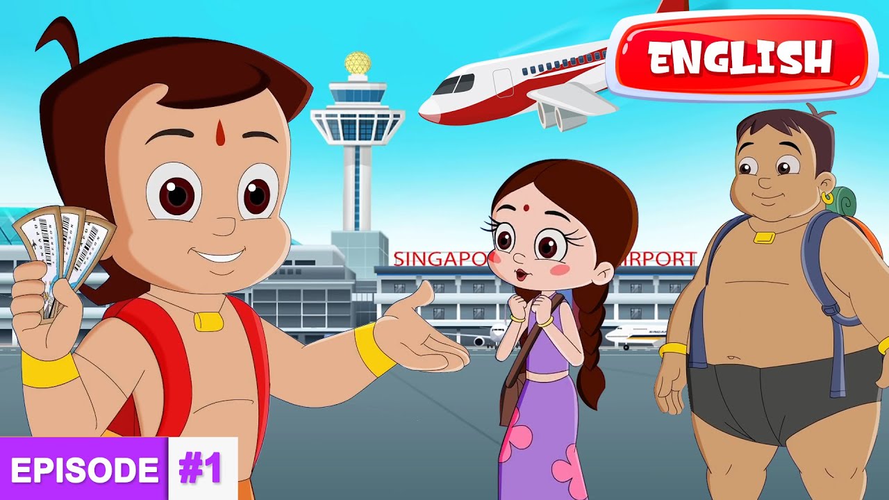 Chhota Bheems Adventures in Singapore   The Journey Begins  Full Episode  1 in English