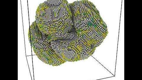 Crystal growth simulation of silicon using Molecular Dynamics and Machine Learning