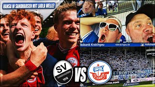 AUFSTIEGSTRAUM LEBT WEITER + SVS ABSTIEG! Sandhausen - Hansa Rostock Stadionvlog | Hansa Laola Welle