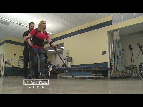 Robotic Exoskeleton Helps Paralyzed Woman Walk At Gaylord Specialty Healthcare 