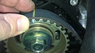 HOW TO FIT THE TIMING BELT NO MUCKING AROUND  timing marks Toyota Diesel