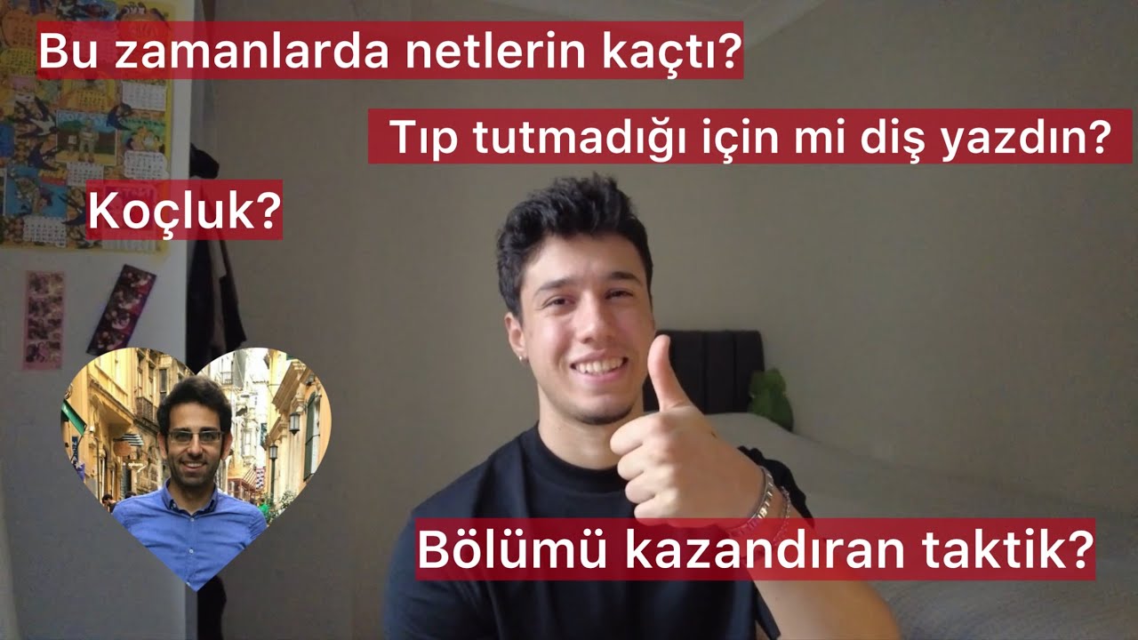 Diş Hekimliği Kazanma Sürecim | YKS SORU CEVAP