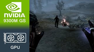 The Elder Scrolls Skyrim Gameplay GeForce 9300M GS