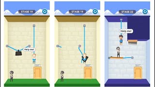 تحرير الطفل المربوط  المرحلة 1- 25 -الهروب من السجان  - الهروب دون الوقوع بالفخ - rescue cut! screenshot 3