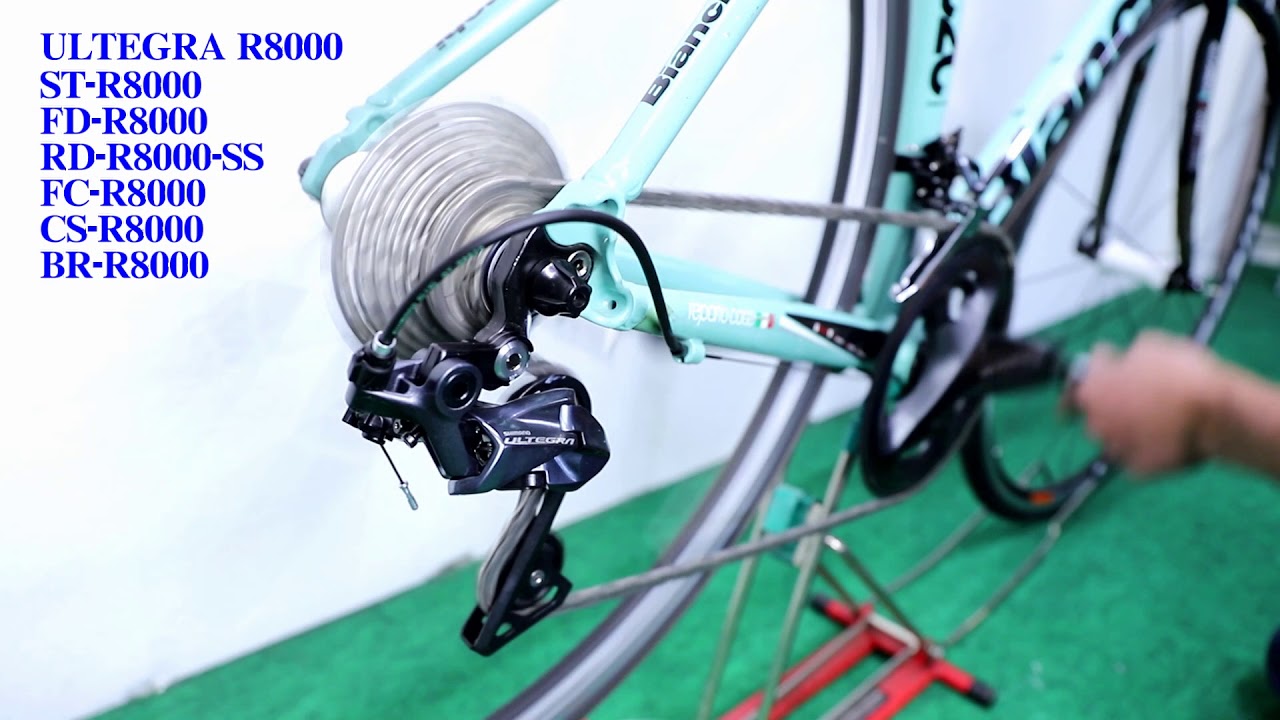 SHIMANO/シマノさんのアルテグラ/ULTEGRA R8000シリーズ をひたすら動かす動画です。 特徴と購入の注意点！ 〜自転車屋店長の勝手レポート・レビュー〜