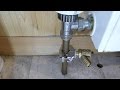 How to fit a drain cock without draining down the heating system